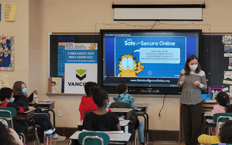 Vital Cyber Safety Lessons Taught in West Haven Public Schools through Partnership with the Center for Cyber Safety and Education and Vancord image