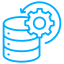 data backup and rapid recovery icon