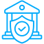 secure it for city halls fire and police departments icon